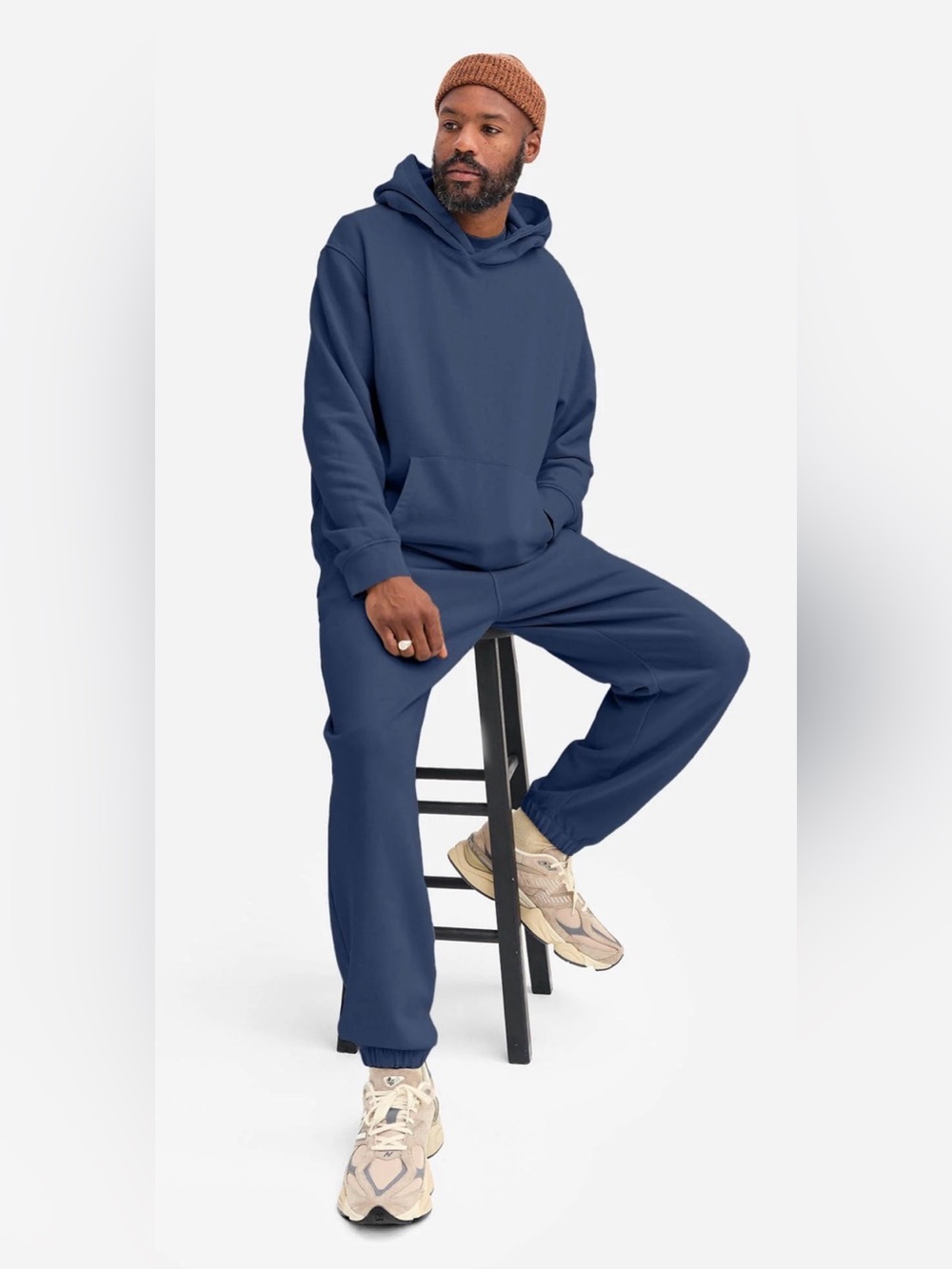 Men's Organic Fleece Relaxed Fit Sweatpant - Mid Color - XL